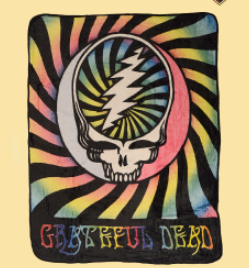 Grateful Dead Steal Your Face Vortex Throw Blanket