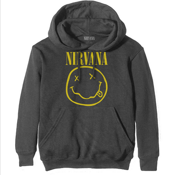 Unisex Nirvana Classic Smiley Logo Pullover Hoodie