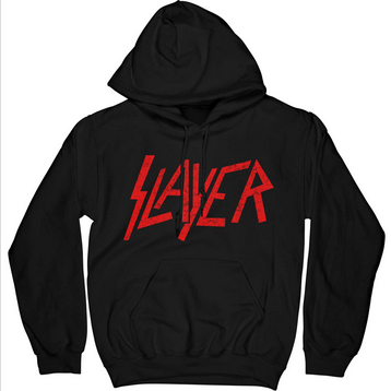 Slayer Unisex Distressed Logo Pullover Hoodie