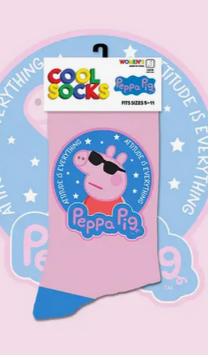 Women's Peppa Pig Attitude Crew Socks