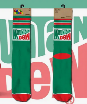 Men's Mountain Dew Retro Crew Socks
