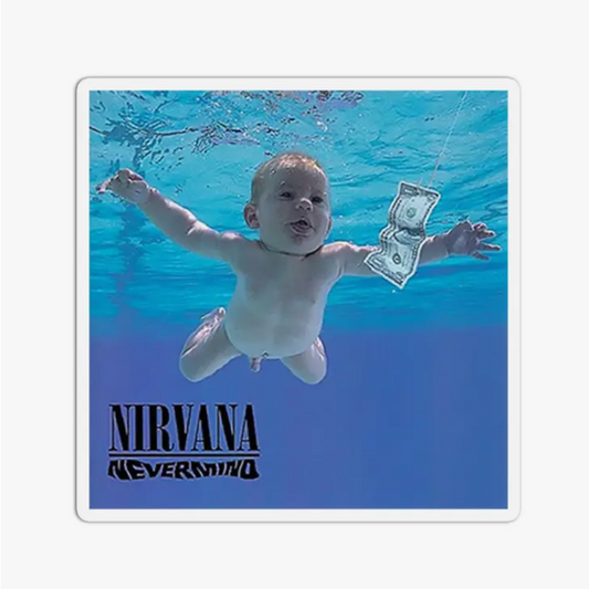Textured Vinyl Waterproof Nirvana Sticker
