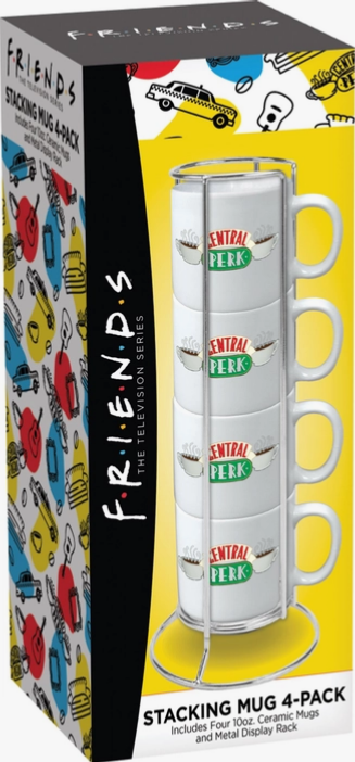 Friends Central Perk Stacking Ceramic Mug 4-PK