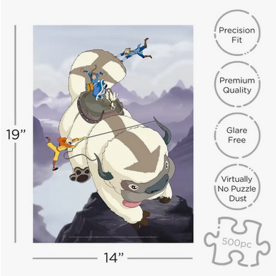 Avatar Appa and Gang 500 Piece Jigsaw Puzzle