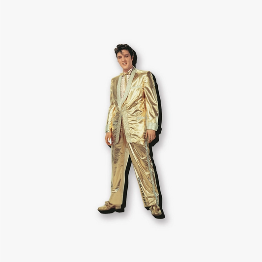 Elvis- Gold Funky Chunky Magnet