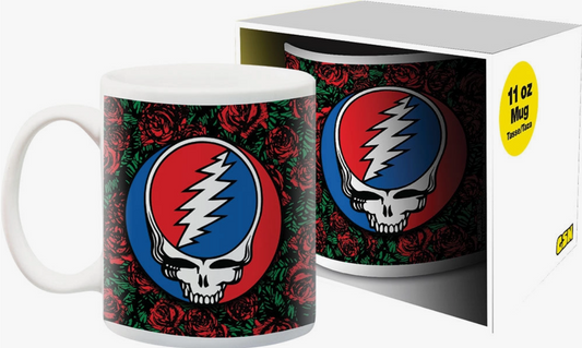 Grateful Dead Rose Logo Ceramic Mug