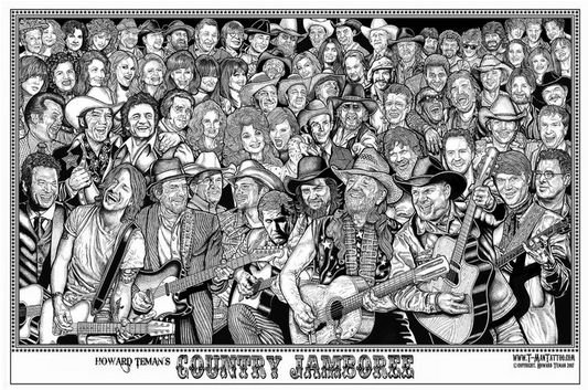 Country Jamboree Howard Teman Art Poster