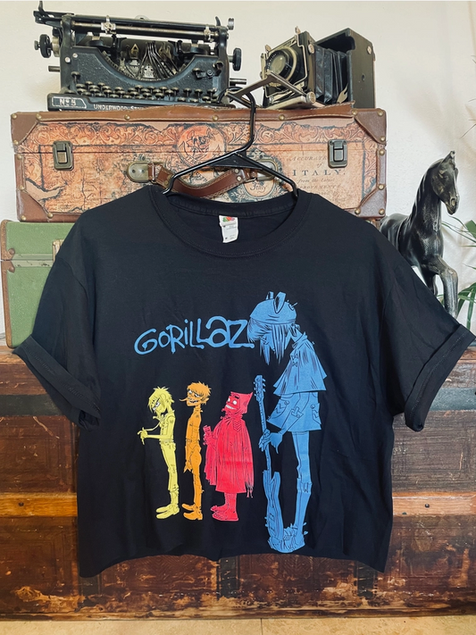 Women's Cropped Gorillaz T-Shirt