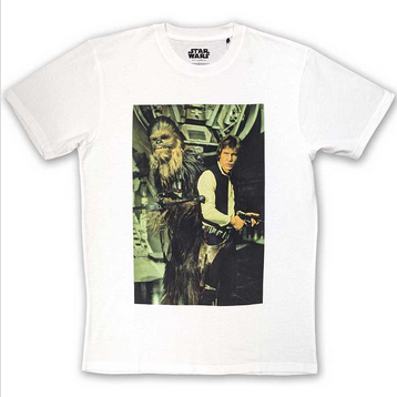 Men's Star Wars Chewy & Han Stare T-Shirt