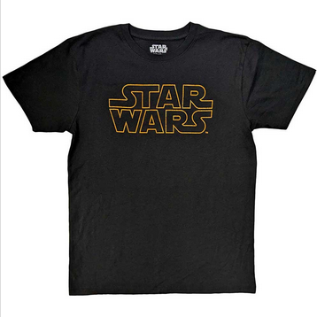 Men's Star Wars Logo Outline T-Shirt