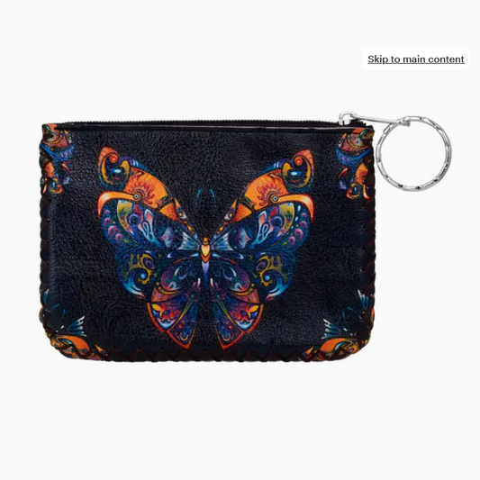 Butterfly Printed Coin Purse