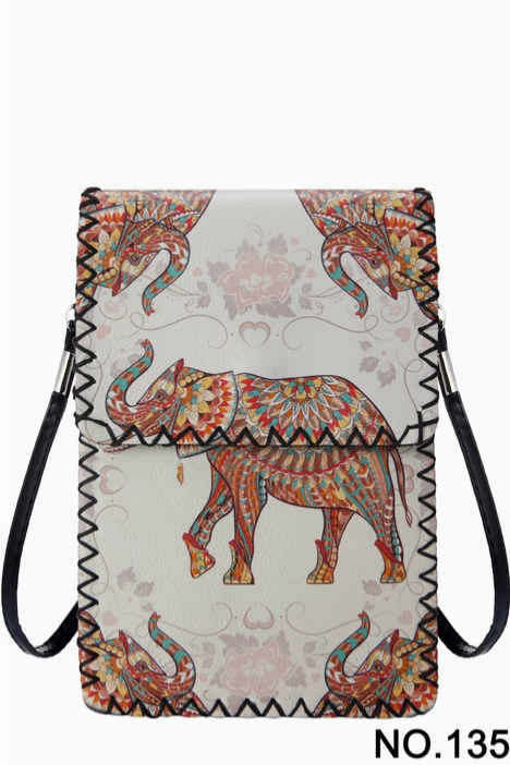 Elephant Print Crossbody