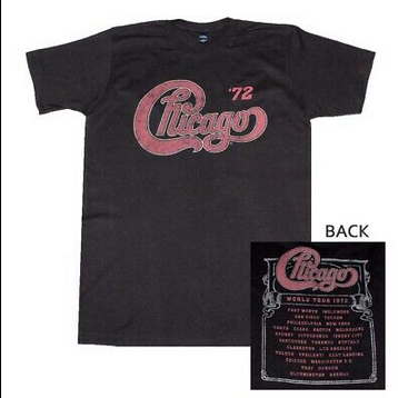 Unisex Chicago Tour '72 Logo T-Shirt
