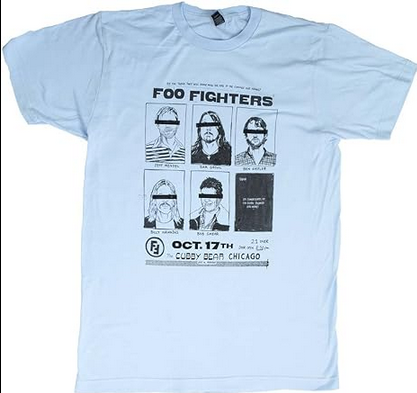 Men's Foo Fighters Cubby Bear Chicago T-Shirt