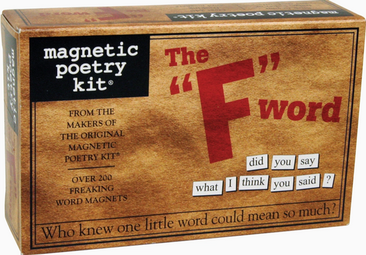 Magnetic Poetry Kit: The "F" Word Edition