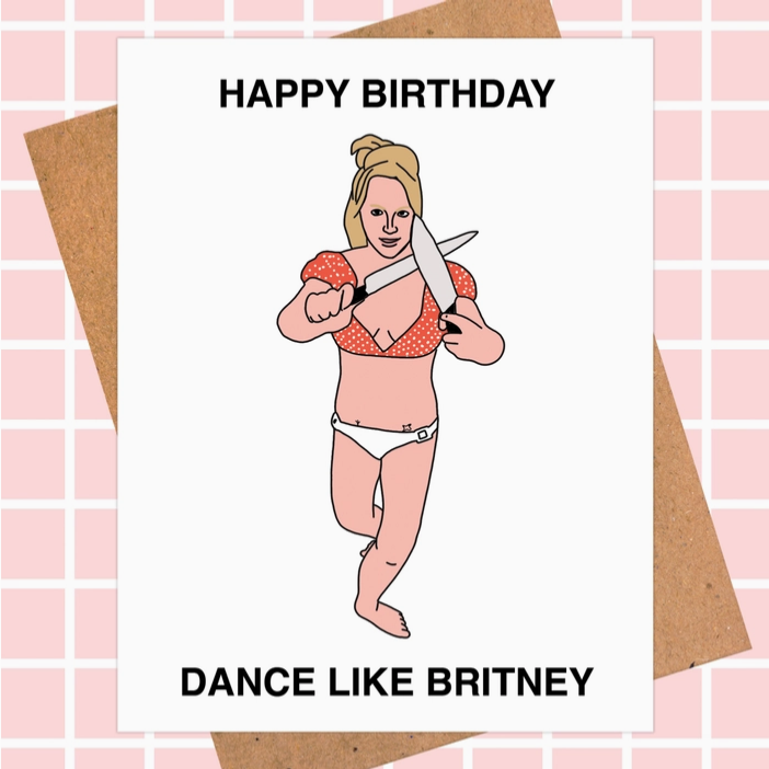 Britney Spears Birthday Card