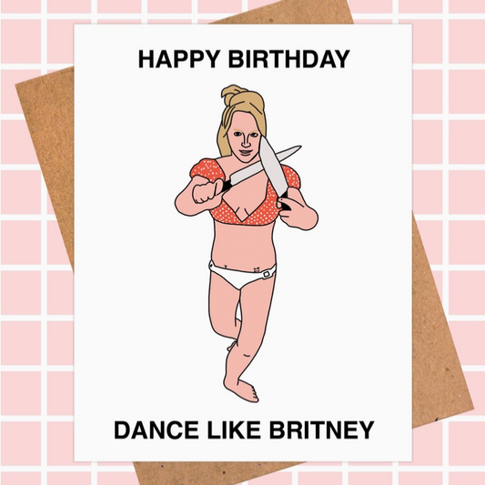 Britney Spears Birthday Card