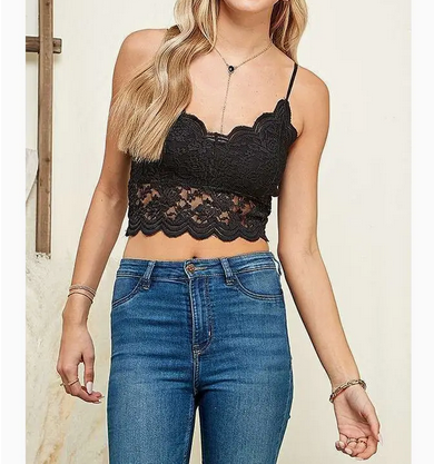 Women's Laced Layered Cami Top