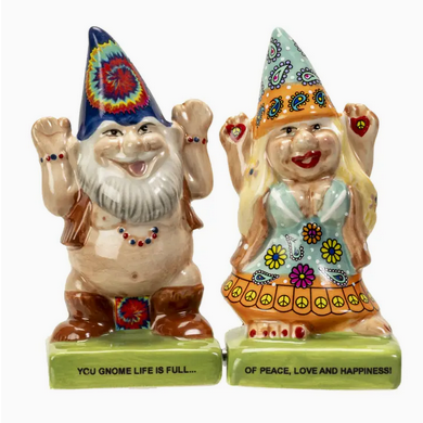 Hippie Gnomes Salt and Pepper Shaker