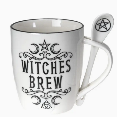 Witches Brew Mug & Spoon Set For Coffee/Tea
