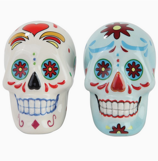 Day of the Dead Salt and Pepper Shaker Set
