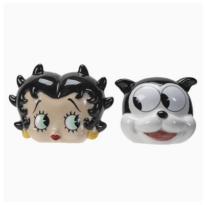 Betty Boop and Bimbo Salt and Pepper Shakers