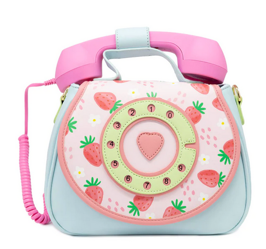 Ring Ring Phone Handbag Strawberry