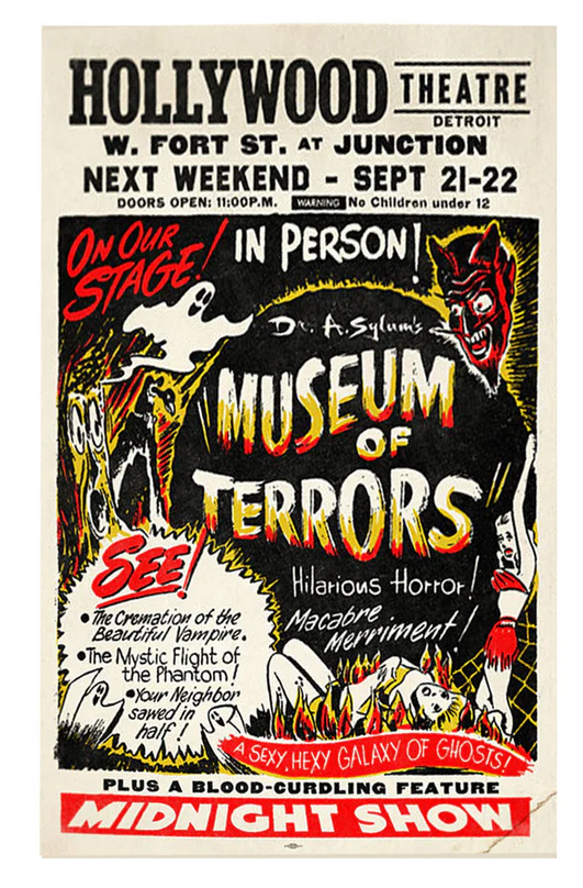 Museum Of Terrors Poster