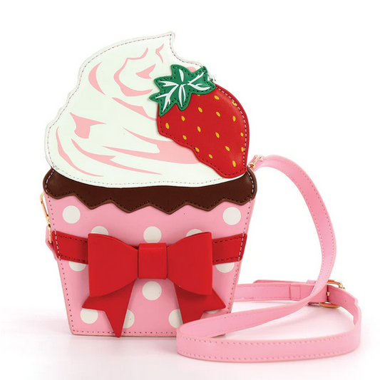 Strawberry Cupcake Vinyl Bag