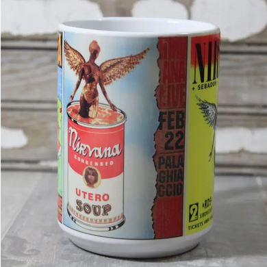 Nirvana Concert Poster Mug