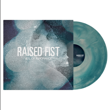 Raised Fist - Veil of Ignorance Seablue/White Vinyl LP