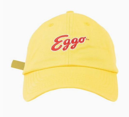 Eggo Yellow Embroidered Dad Hat