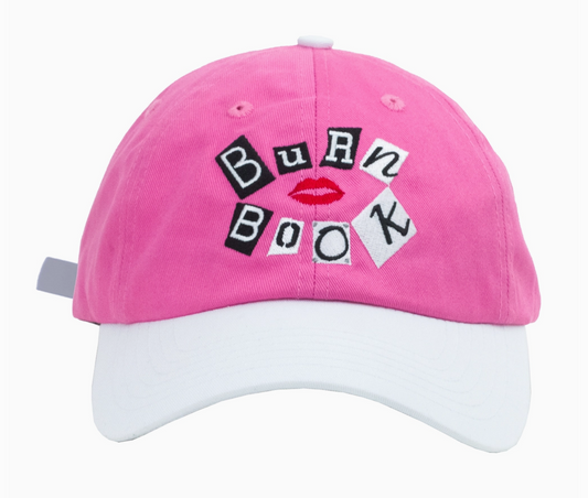 Mean Girls Burn Book Embroidered Dad Hat
