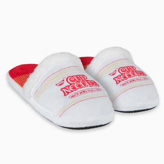Cup Noodles Fuzzy Slide Slippers