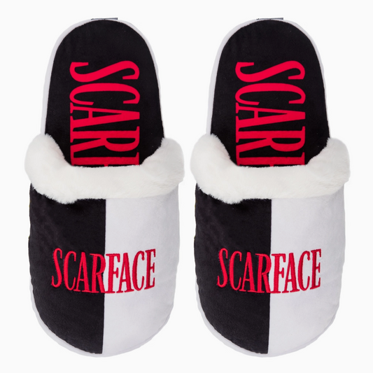 Scarface Fuzzy Slide Slippers