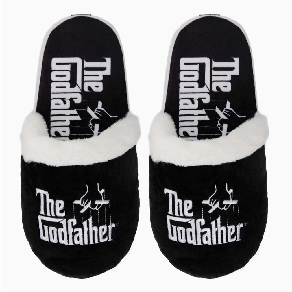 The Godfather Fuzzy Slide Slippers