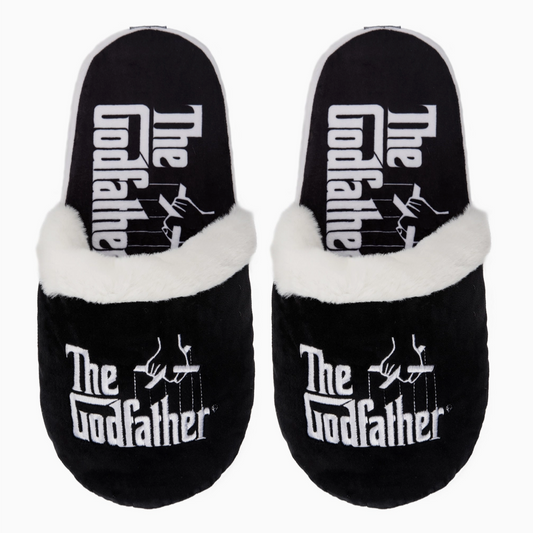 The Godfather Fuzzy Slide Slippers