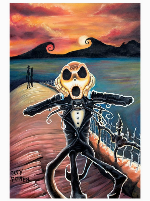 Jack Screams Art Print