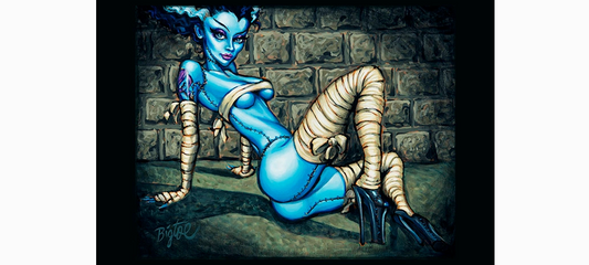 Buxom Bride Art Print