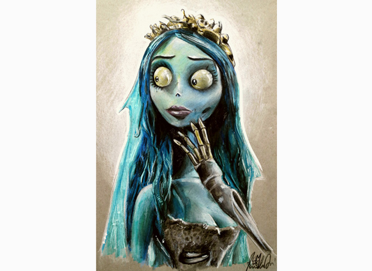 Blue Bride Art Print