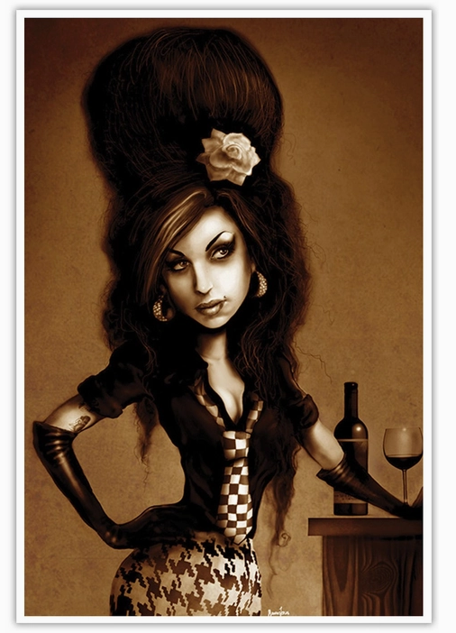 Amy Winehouse Art Print