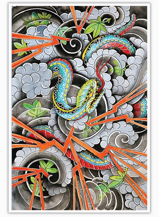 Benevolent Serpent Art Print