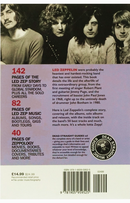 Dead Straight Guide To Led Zeppelin Book