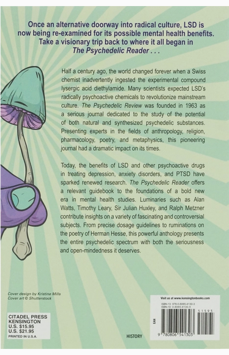 The Psychedelic Reader Selections Book Edited By Timothy Leary