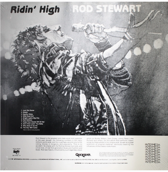 Rod Stewart-Ridin' High Vinyl
