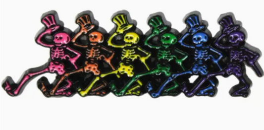 Grateful Dead Six Dancing Skeletons Enamel Pin