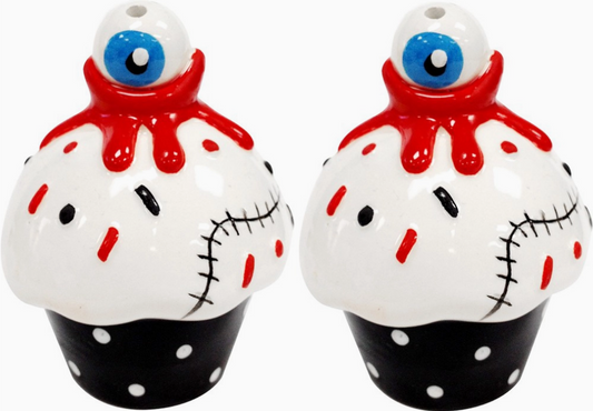 Sourpuss Bloody Cupcake Salt And Pepper Shaker
