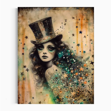 Vintage Circus Poster Ring Master Wall Decor Print
