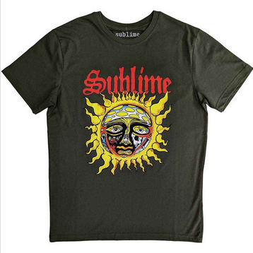 Mens Sublime Yellow Sun T-Shirt