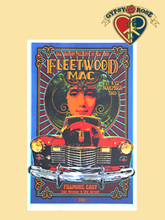 Fleetwood Mac Filmore East Sticker